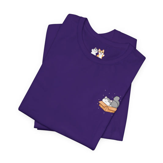Kitty in a Box - Super Soft Cotton Airlume Unisex T-Shirt