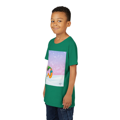 Youth Tee — CarrotWorm's Snowy Wonder - Unisex Youth/ Children's Graphic Tee
