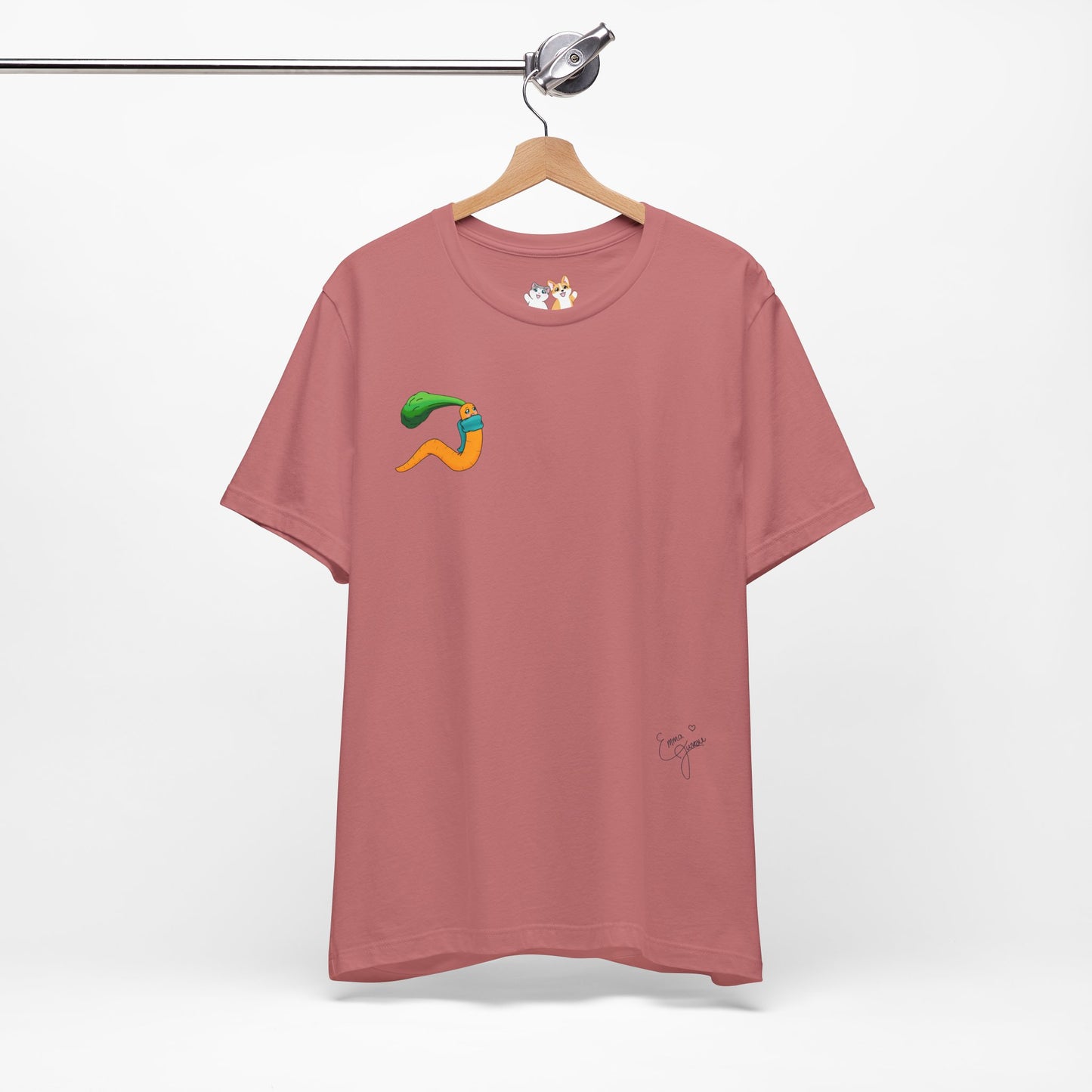 Happy CarrotWorm — Super Soft Cotton Airlume Unisex T-Shirt