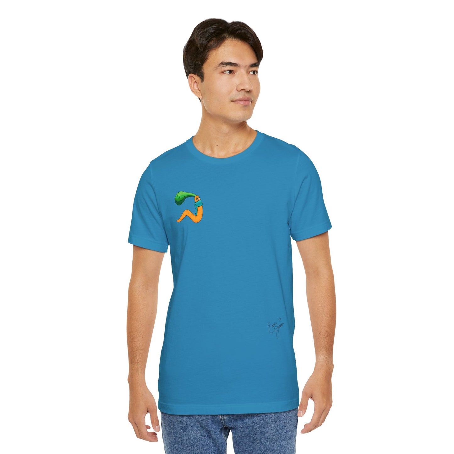 Happy CarrotWorm — Super Soft Cotton Airlume Unisex T-Shirt