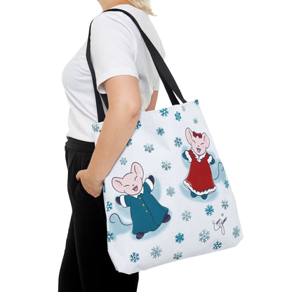 Snow Angel Mousies Tote Bag