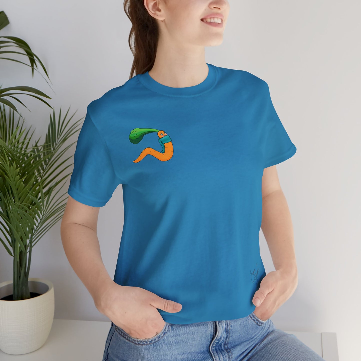 Happy CarrotWorm — Super Soft Cotton Airlume Unisex T-Shirt
