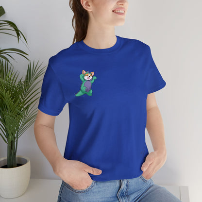 Kitty and Corgi — Corgi-zilla Dino Stomps — Super Soft Cotton Airlume Unisex T-Shirt