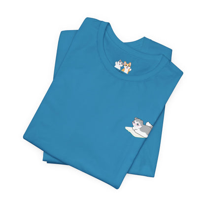 Kitty Reading a Book - Super Soft Cotton Airlume Unisex T-Shirt