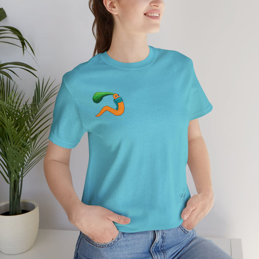 Happy CarrotWorm — Super Soft Cotton Airlume Unisex T-Shirt