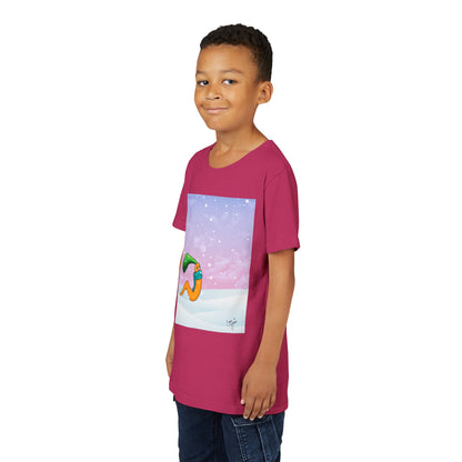 Youth Tee — CarrotWorm's Snowy Wonder - Unisex Youth/ Children's Graphic Tee