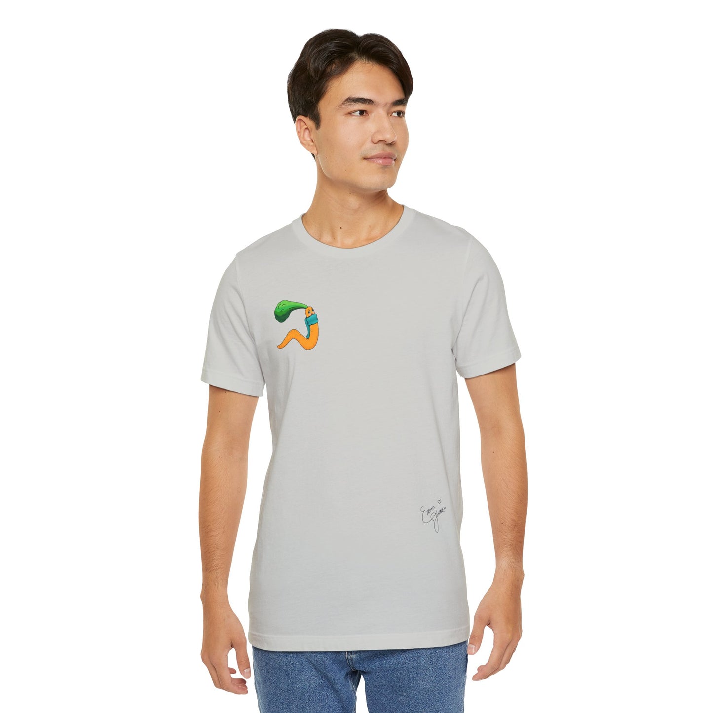Happy CarrotWorm — Super Soft Cotton Airlume Unisex T-Shirt