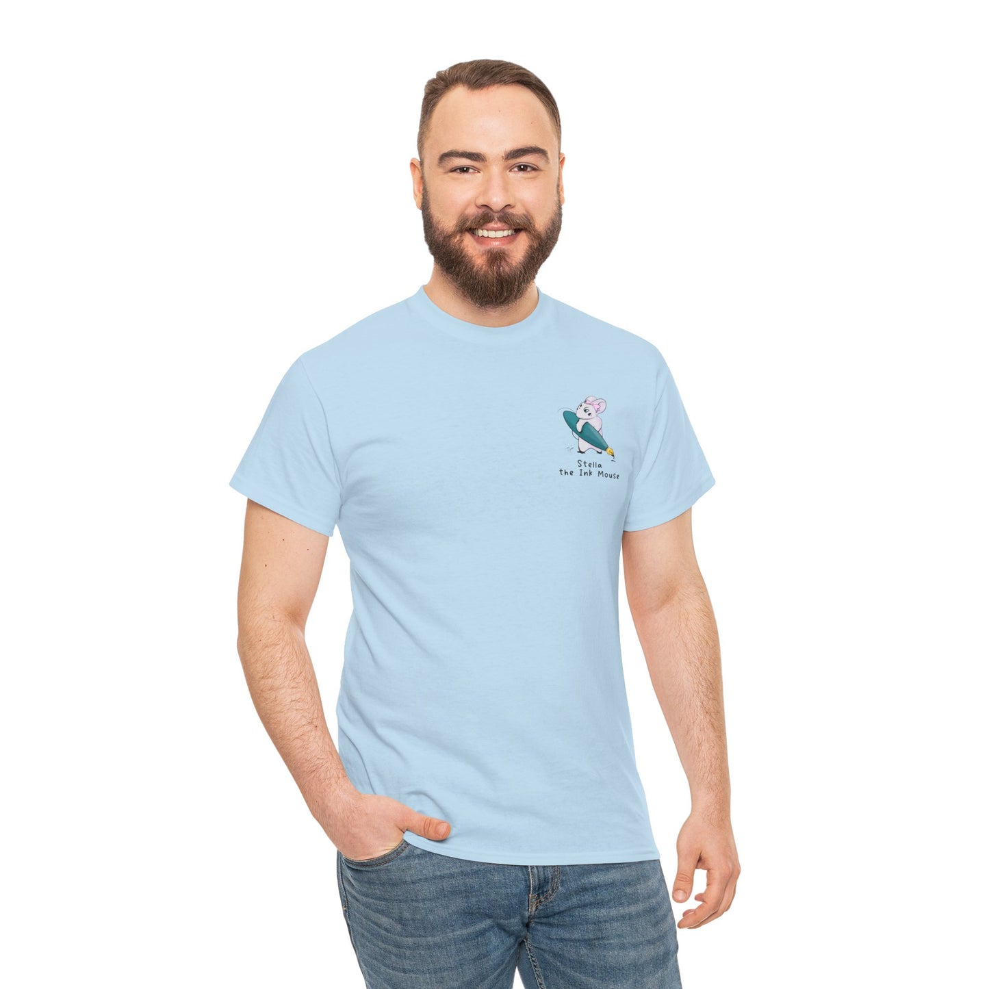 Stella the Ink Mouse Heavy Cotton Tee