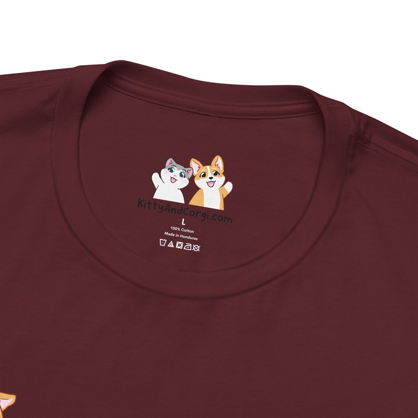 Corgi Reading a Book - Super Soft Cotton Airlume Unisex T-Shirt