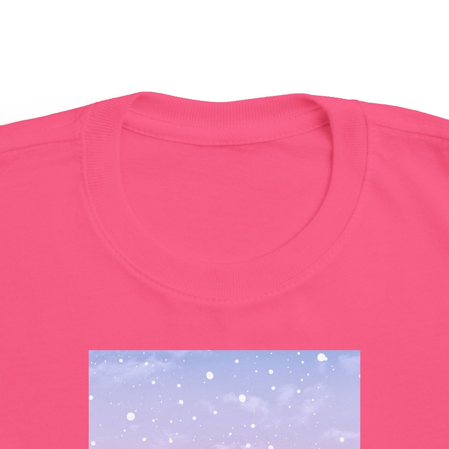 Toddler Cotton Tee – CarrotWorm's Snowy Wonder