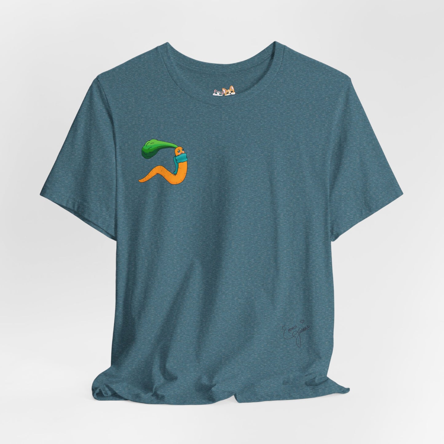 Happy CarrotWorm — Super Soft Cotton Airlume Unisex T-Shirt