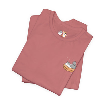 Kitty in a Box - Super Soft Cotton Airlume Unisex T-Shirt
