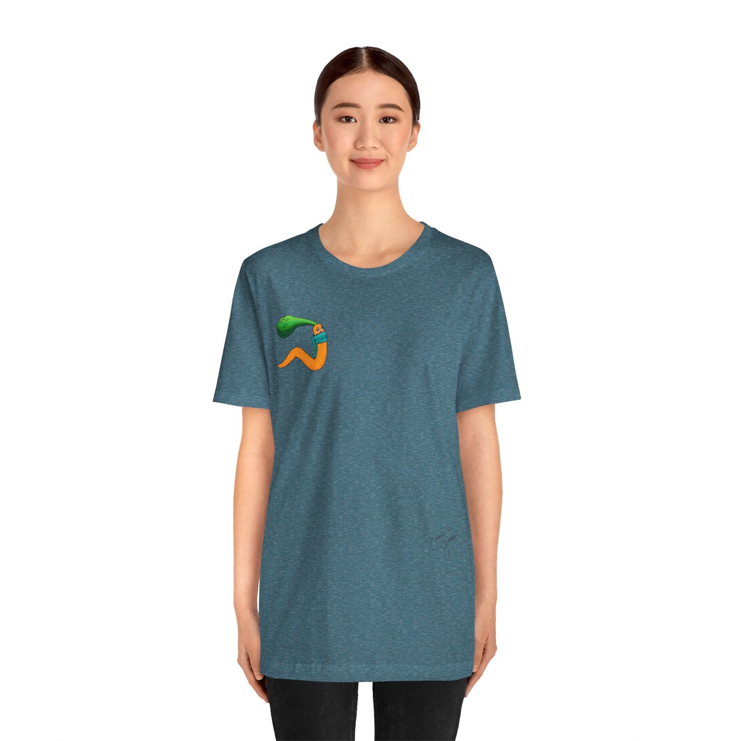 Happy CarrotWorm — Super Soft Cotton Airlume Unisex T-Shirt