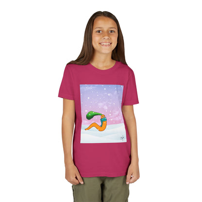 Youth Tee — CarrotWorm's Snowy Wonder - Unisex Youth/ Children's Graphic Tee