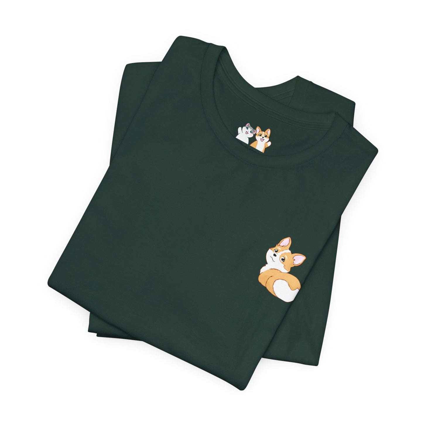 Corgi Butt - Super Soft Cotton Airlume Unisex T-Shirt