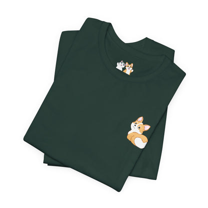 Corgi Butt - Super Soft Cotton Airlume Unisex T-Shirt