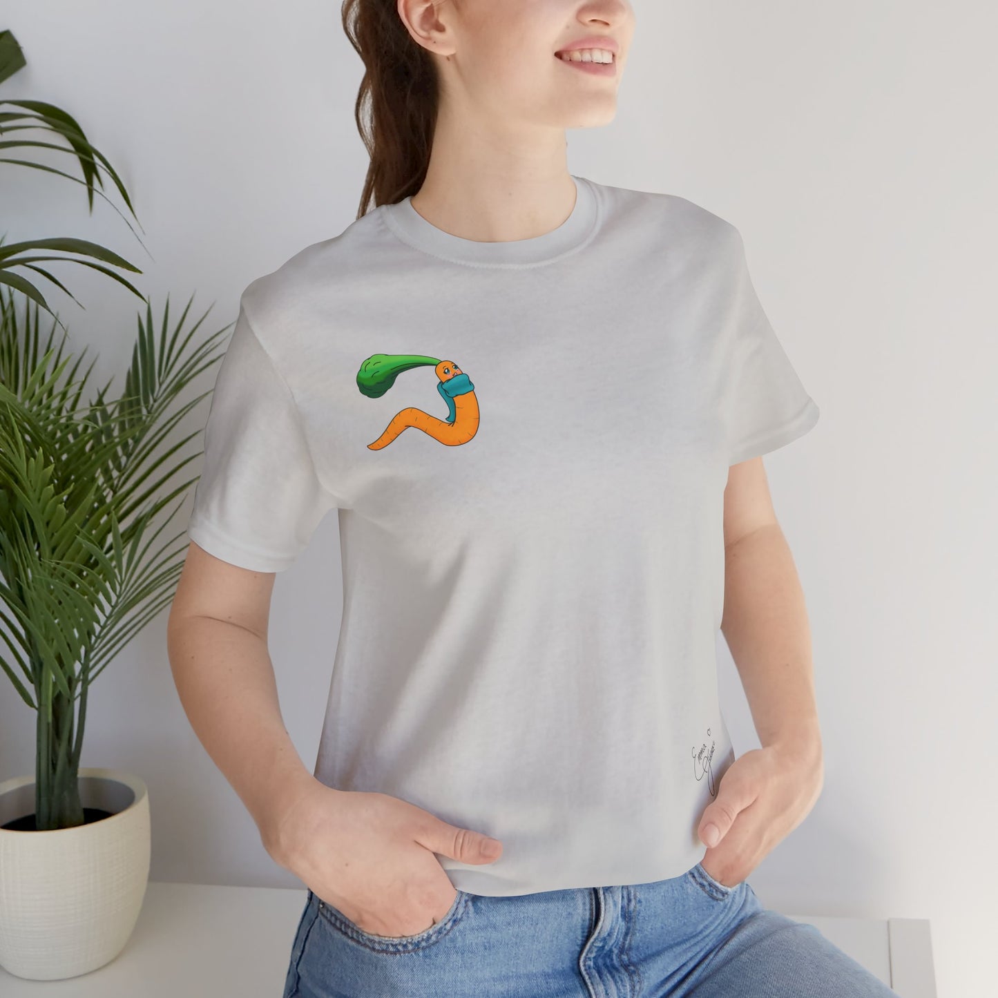 Happy CarrotWorm — Super Soft Cotton Airlume Unisex T-Shirt