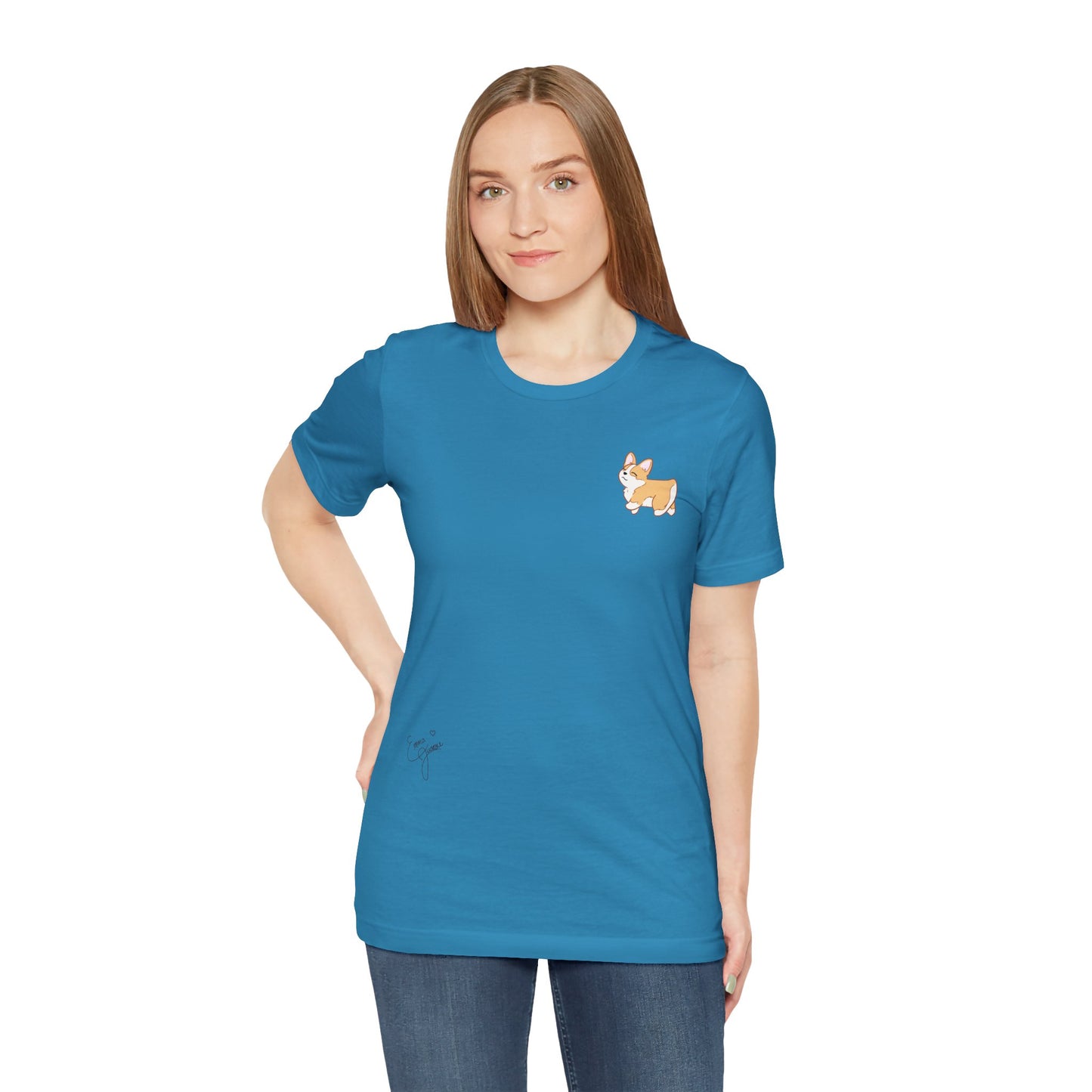 Corgi - Confidence is the Best Outfit - Super Soft Cotton Airlume Unisex T-Shirt