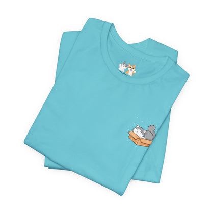 Kitty in a Box - Super Soft Cotton Airlume Unisex T-Shirt