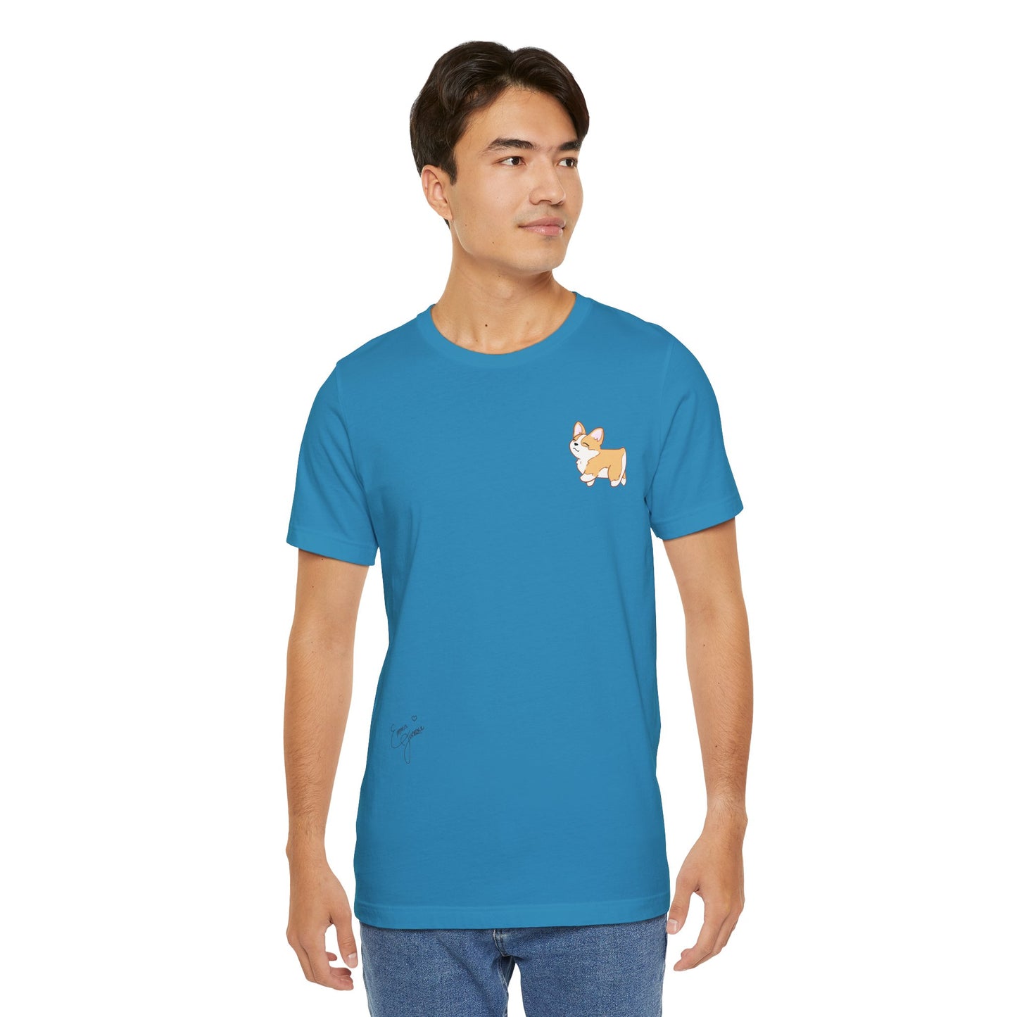 Corgi - Confidence is the Best Outfit - Super Soft Cotton Airlume Unisex T-Shirt