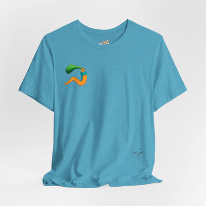 Happy CarrotWorm — Super Soft Cotton Airlume Unisex T-Shirt