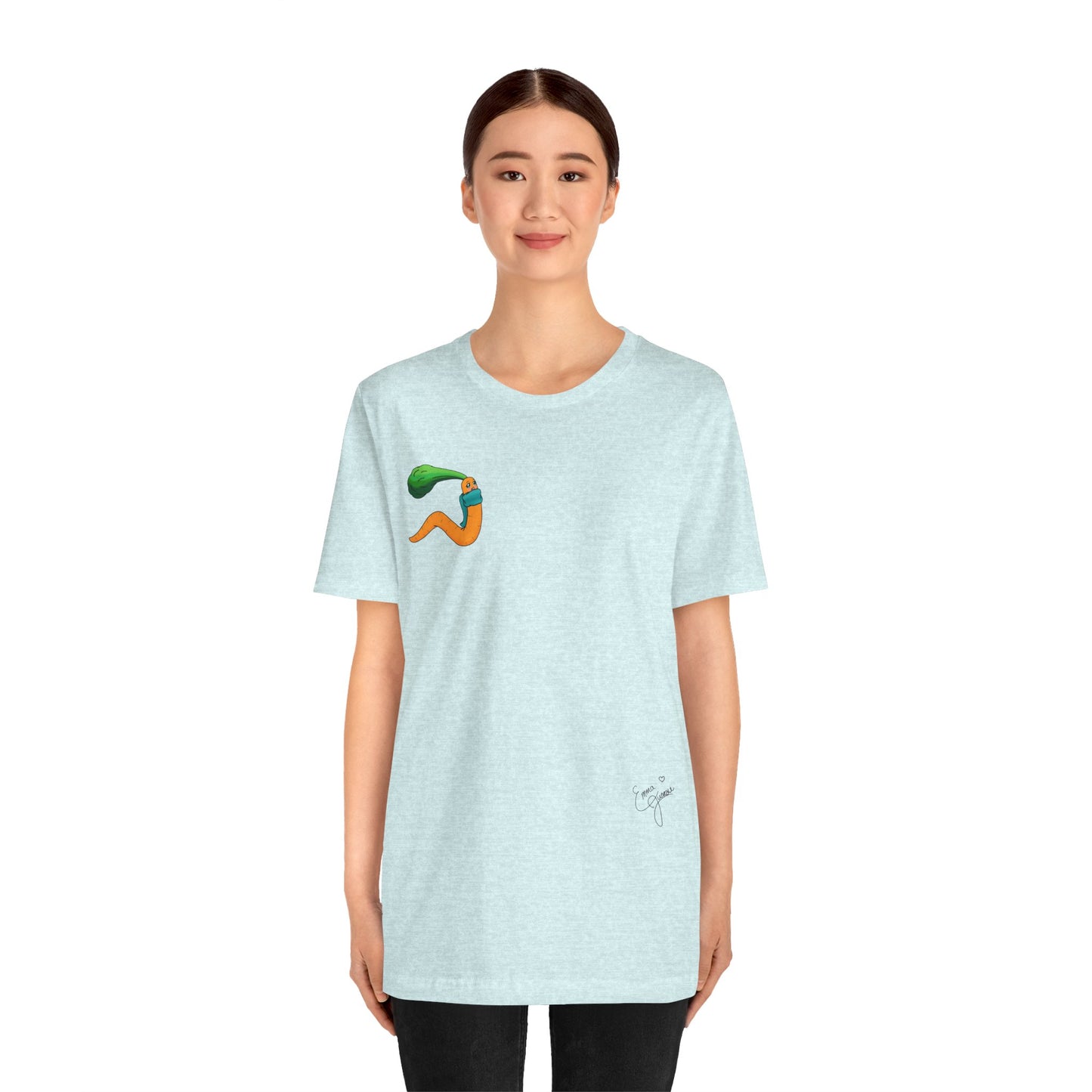 Happy CarrotWorm — Super Soft Cotton Airlume Unisex T-Shirt