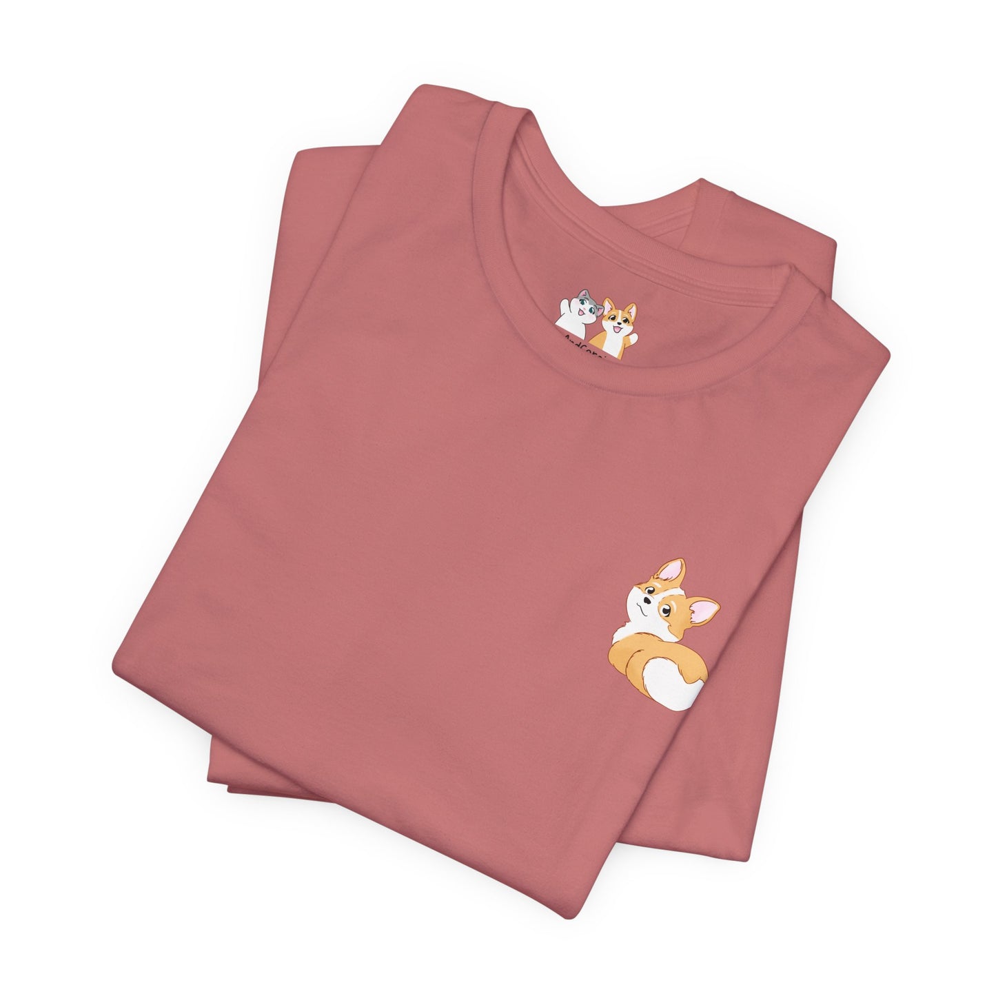 Corgi Butt - Super Soft Cotton Airlume Unisex T-Shirt