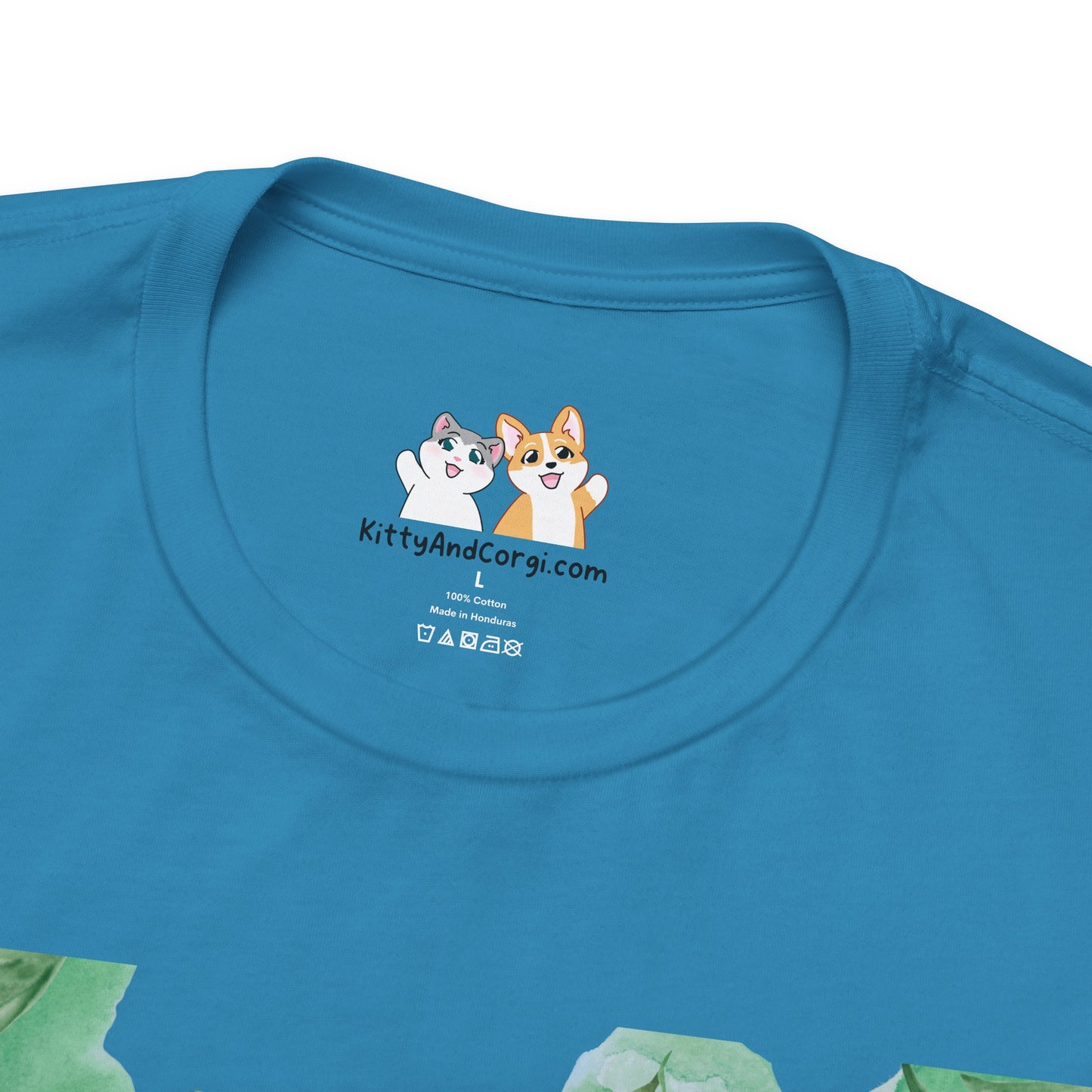 Corgi - Confidence is the Best Outfit - Super Soft Cotton Airlume Unisex T-Shirt (Horizontal Graphic)